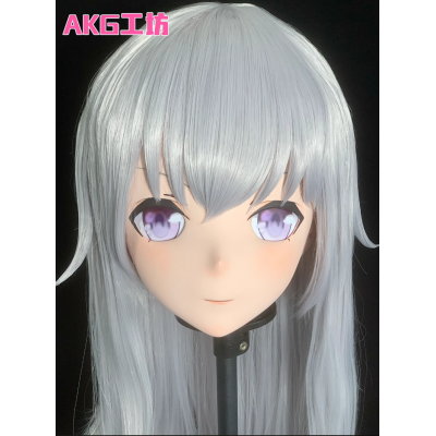 (AL194)Customize Character! Female/Girl Resin Full/Half Head With Lock Anime Cosplay Japanese Animego Kigurumi Mask (AL194)Customize Character! Female/Girl Resin Full/Half Head With Lock Anime Cosplay Japanese Animego Kigurumi Mask