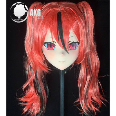 (AL195)Customize Character! Female/Girl Resin Full/Half Head With Lock Anime Cosplay Japanese Animego Kigurumi Mask (AL195)Customize Character! Female/Girl Resin Full/Half Head With Lock Anime Cosplay Japanese Animego Kigurumi Mask