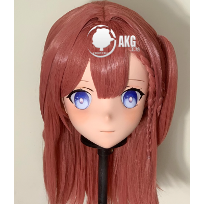 (AL198)Customize Character! Female/Girl Resin Full/Half Head With Lock Anime Cosplay Japanese Animego Kigurumi Mask (AL198)Customize Character! Female/Girl Resin Full/Half Head With Lock Anime Cosplay Japanese Animego Kigurumi Mask