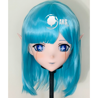 (AL199)Customize Character! Female/Girl Resin Full/Half Head With Lock Anime Cosplay Japanese Animego Kigurumi Mask (AL199)Customize Character! Female/Girl Resin Full/Half Head With Lock Anime Cosplay Japanese Animego Kigurumi Mask