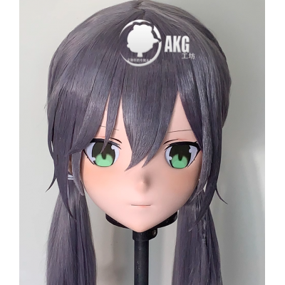 (AL200)Customize Character! Female/Girl Resin Full/Half Head With Lock Anime Cosplay Japanese Animego Kigurumi Mask (AL200)Customize Character! Female/Girl Resin Full/Half Head With Lock Anime Cosplay Japanese Animego Kigurumi Mask
