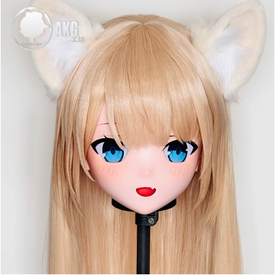 (AL204)Customize Character! Female/Girl Resin Full/Half Head With Lock Anime Cosplay Japanese Animego Kigurumi Mask (AL204)Customize Character! Female/Girl Resin Full/Half Head With Lock Anime Cosplay Japanese Animego Kigurumi Mask