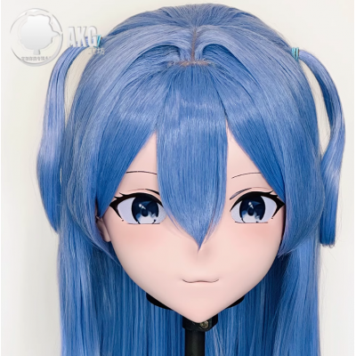 (AL205)Customize Character! Female/Girl Resin Full/Half Head With Lock Anime Cosplay Japanese Animego Kigurumi Mask (AL205)Customize Character! Female/Girl Resin Full/Half Head With Lock Anime Cosplay Japanese Animego Kigurumi Mask