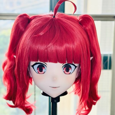 (AL207)Customize Character! Female/Girl Resin Full/Half Head With Lock Anime Cosplay Japanese Animego Kigurumi Mask (AL207)Customize Character! Female/Girl Resin Full/Half Head With Lock Anime Cosplay Japanese Animego Kigurumi Mask