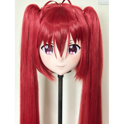 (AL209)Customize Character! Female/Girl Resin Full/Half Head With Lock Anime Cosplay Japanese Animego Kigurumi Mask (AL209)Customize Character! Female/Girl Resin Full/Half Head With Lock Anime Cosplay Japanese Animego Kigurumi Mask