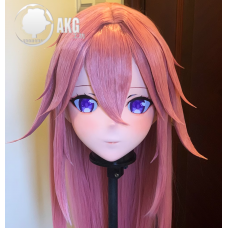 (AL66)Customize Character! Female/Girl Resin Full/Half Head With Lock Anime Cosplay Japanese Animego Kigurumi Mask (AL66)Customize Character! Female/Girl Resin Full/Half Head With Lock Anime Cosplay Japanese Animego Kigurumi Mask