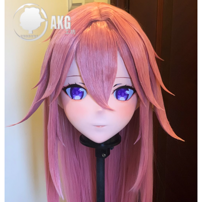 (AL66)Customize Character! Female/Girl Resin Full/Half Head With Lock Anime Cosplay Japanese Animego Kigurumi Mask (AL66)Customize Character! Female/Girl Resin Full/Half Head With Lock Anime Cosplay Japanese Animego Kigurumi Mask