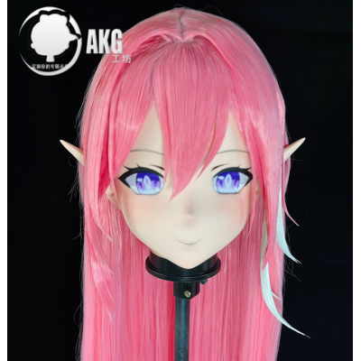 (AL73)Customize Character! Female/Girl Resin Full/Half Head With Lock Anime Cosplay Japanese Animego Kigurumi Mask (AL73)Customize Character! Female/Girl Resin Full/Half Head With Lock Anime Cosplay Japanese Animego Kigurumi Mask