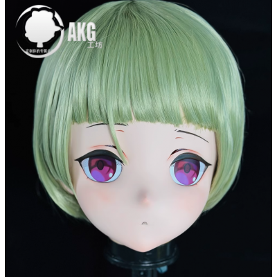 (AL75)Customize Character! Female/Girl Resin Full/Half Head With Lock Anime Cosplay Japanese Animego Kigurumi Mask (AL75)Customize Character! Female/Girl Resin Full/Half Head With Lock Anime Cosplay Japanese Animego Kigurumi Mask