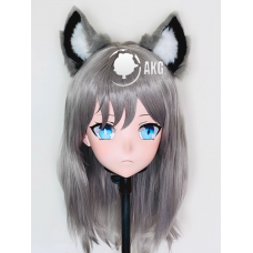 (AL81)Customize Character! Female/Girl Resin Full/Half Head With Lock Anime Cosplay Japanese Animego Kigurumi Mask (AL81)Customize Character! Female/Girl Resin Full/Half Head With Lock Anime Cosplay Japanese Animego Kigurumi Mask