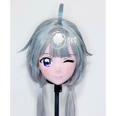 (AL86)Customize Character! Female/Girl Resin Full/Half Head With Lock Anime Cosplay Japanese Animego Kigurumi Mask (AL86)Customize Character! Female/Girl Resin Full/Half Head With Lock Anime Cosplay Japanese Animego Kigurumi Mask