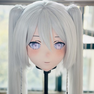 (AL225)Customize Character! Female/Girl Resin Full/Half Head With Lock Anime Cosplay Japanese Animego Kigurumi Mask