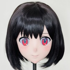 (AL224)Customize Character! Female/Girl Resin Full/Half Head With Lock Anime Cosplay Japanese Animego Kigurumi Mask