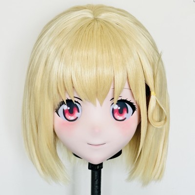(AL210)Customize Character! Female/Girl Resin Full/Half Head With Lock Anime Cosplay Japanese Animego Kigurumi Mask
