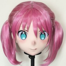 (AL220)Customize Character! Female/Girl Resin Full/Half Head With Lock Anime Cosplay Japanese Animego Kigurumi Mask