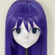 (AL227)Customize Character! Female/Girl Resin Full/Half Head With Lock Anime Cosplay Japanese Animego Kigurumi Mask