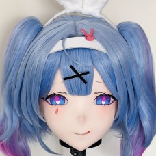 (AL243)Customize Character! Female/Girl Resin Full/Half Head With Lock Anime Cosplay Japanese Animego Kigurumi Mask