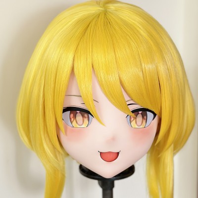 (AL239)Customize Character! Female/Girl Resin Full/Half Head With Lock Anime Cosplay Japanese Animego Kigurumi Mask