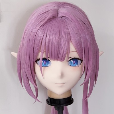 (AL238)Customize Character! Female/Girl Resin Full/Half Head With Lock Anime Cosplay Japanese Animego Kigurumi Mask