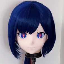 (AL234)Customize Character! Female/Girl Resin Full/Half Head With Lock Anime Cosplay Japanese Animego Kigurumi Mask