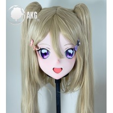 (AL44)Customize Character! Female/Girl Resin Full/Half Head With Lock Anime Cosplay Japanese Animego Kigurumi Mask (AL44)Customize Character! Female/Girl Resin Full/Half Head With Lock Anime Cosplay Japanese Animego Kigurumi Mask