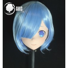 (AL46)Customize Character! Female/Girl Resin Full/Half Head With Lock Anime Cosplay Japanese Animego Kigurumi Mask (AL46)Customize Character! Female/Girl Resin Full/Half Head With Lock Anime Cosplay Japanese Animego Kigurumi Mask