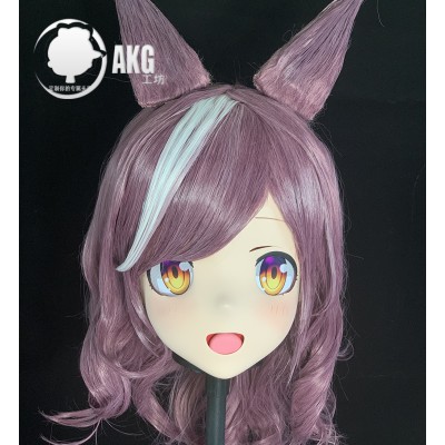 (AL57)Customize Character! Female/Girl Resin Full/Half Head With Lock Anime Cosplay Japanese Animego Kigurumi Mask (AL57)Customize Character! Female/Girl Resin Full/Half Head With Lock Anime Cosplay Japanese Animego Kigurumi Mask