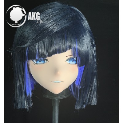 (AL56)Customize Character! Female/Girl Resin Full/Half Head With Lock Anime Cosplay Japanese Animego Kigurumi Mask (AL56)Customize Character! Female/Girl Resin Full/Half Head With Lock Anime Cosplay Japanese Animego Kigurumi Mask