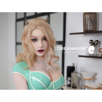 (DM03M Margarita)'Dreammask' DMS Crossdressing Full Head With Torso Cosplay Kigurumi Male To Female Silicone Desire Mask Drag Queen (DM03M Margarita)'Dreammask' DMS Crossdressing Full Head With Torso Cosplay Kigurumi Male To Female Silicone Desire Mask Drag Queen