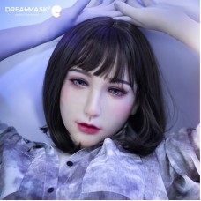 (Ching4)  Crossdress Silicone Female Mask Full/Half Head Transgender Realistic Face Kigurumi Cosplay DMS Mask Drag Queen