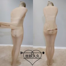 All-inclusive stockings professional custom ultra-tight pullover romper full-body restraint mummy bondage single-leg stockings 
