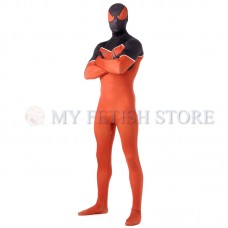 Full Body black and orange Spider-man Lycra Spandex Bodysuit Cosplay Zentai Suit Halloween Fancy Dress Costume Full Body black and orange Spider-man Lycra Spandex Bodysuit Cosplay Zentai Suit Halloween Fancy Dress Costume