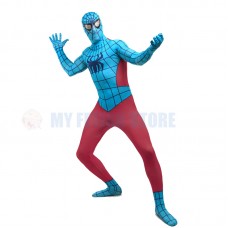 a2 Full Body blue and red Spider-man Lycra Spandex Bodysuit Cosplay Zentai Suit Halloween Fancy Dress Costume a2 Full Body blue and red Spider-man Lycra Spandex Bodysuit Cosplay Zentai Suit Halloween Fancy Dress Costume