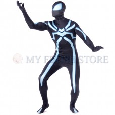 Full Body black and white Spider-man Lycra Spandex Bodysuit Cosplay Zentai Suit Halloween Fancy Dress Costume Full Body black and white Spider-man Lycra Spandex Bodysuit Cosplay Zentai Suit Halloween Fancy Dress Costume
