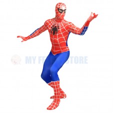 a1Full Body red and blue Spider-man Lycra Spandex Bodysuit Cosplay Zentai Suit Halloween Fancy Dress Costume a1Full Body red and blue Spider-man Lycra Spandex Bodysuit Cosplay Zentai Suit Halloween Fancy Dress Costume