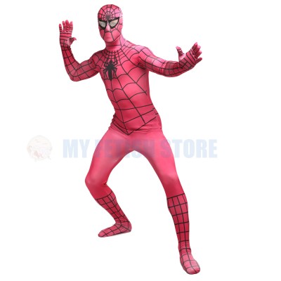 Full Body Pink Spider-man Lycra Spandex Bodysuit Cosplay Zentai Suit Halloween Fancy Dress Costume Full Body Pink Spider-man Lycra Spandex Bodysuit Cosplay Zentai Suit Halloween Fancy Dress Costume
