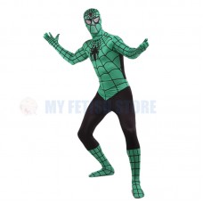 Full Body Green and black Spider-man Lycra Spandex Bodysuit Cosplay Zentai Suit Halloween Fancy Dress Costume Full Body Green and black Spider-man Lycra Spandex Bodysuit Cosplay Zentai Suit Halloween Fancy Dress Costume