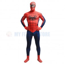 Full Body Red and navy blue Spider-man Lycra Spandex Bodysuit Cosplay Zentai Suit Halloween Fancy Dress Costume Full Body Red and navy blue Spider-man Lycra Spandex Bodysuit Cosplay Zentai Suit Halloween Fancy Dress Costume