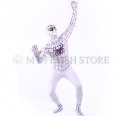 a1Full Body white Spider-man Lycra Spandex Bodysuit Cosplay Zentai Suit Halloween Fancy Dress Costume a1Full Body white Spider-man Lycra Spandex Bodysuit Cosplay Zentai Suit Halloween Fancy Dress Costume