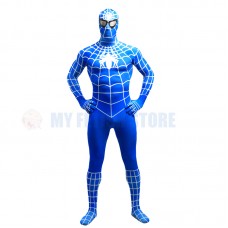 a3Full Body blue Spider-man Lycra Spandex Bodysuit Cosplay Zentai Suit Halloween Fancy Dress Costume a3Full Body blue Spider-man Lycra Spandex Bodysuit Cosplay Zentai Suit Halloween Fancy Dress Costume
